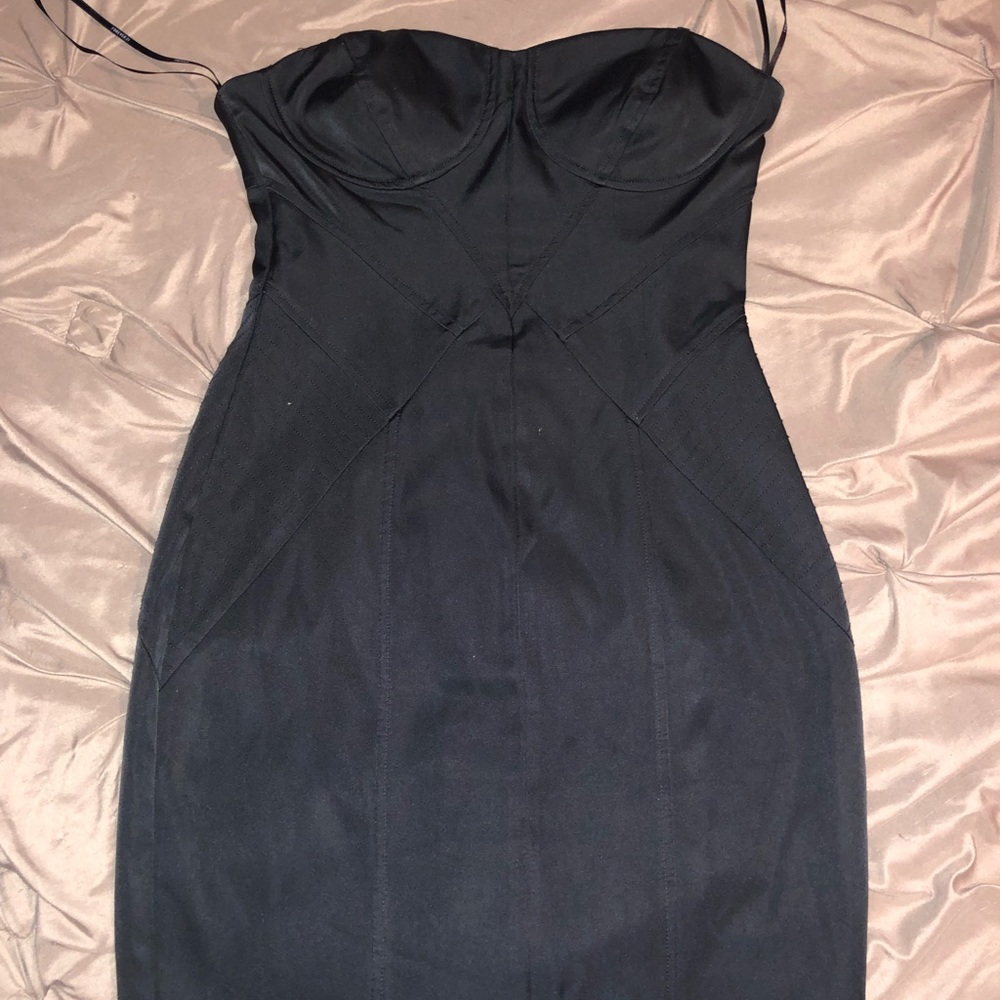 Structured little black dress
